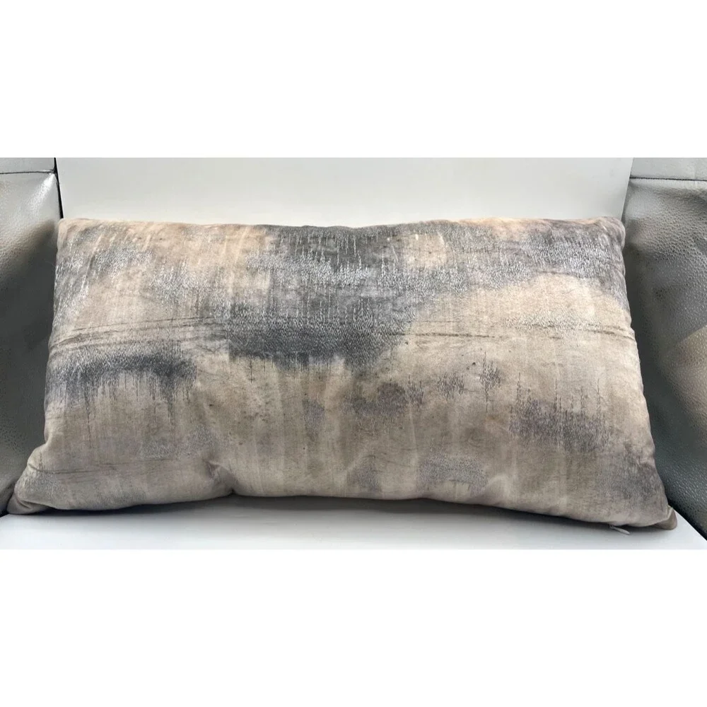 Callisto Home Decorative Lumbar Pillow with Feather Fill 24x14